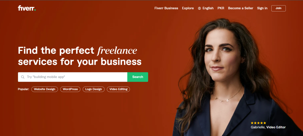 Fiverr is a freelancing platform that offers freelance services 